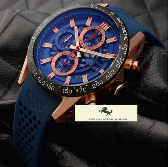 HK1359 TAG HEUER CALİBRE SKELETON ERKEK SAATİ
